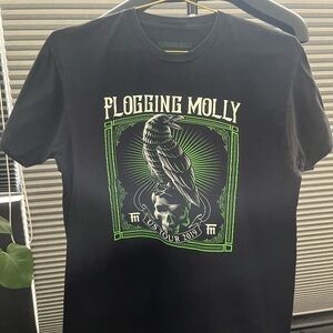 Flogging Molly Black Graphic T-Shirt